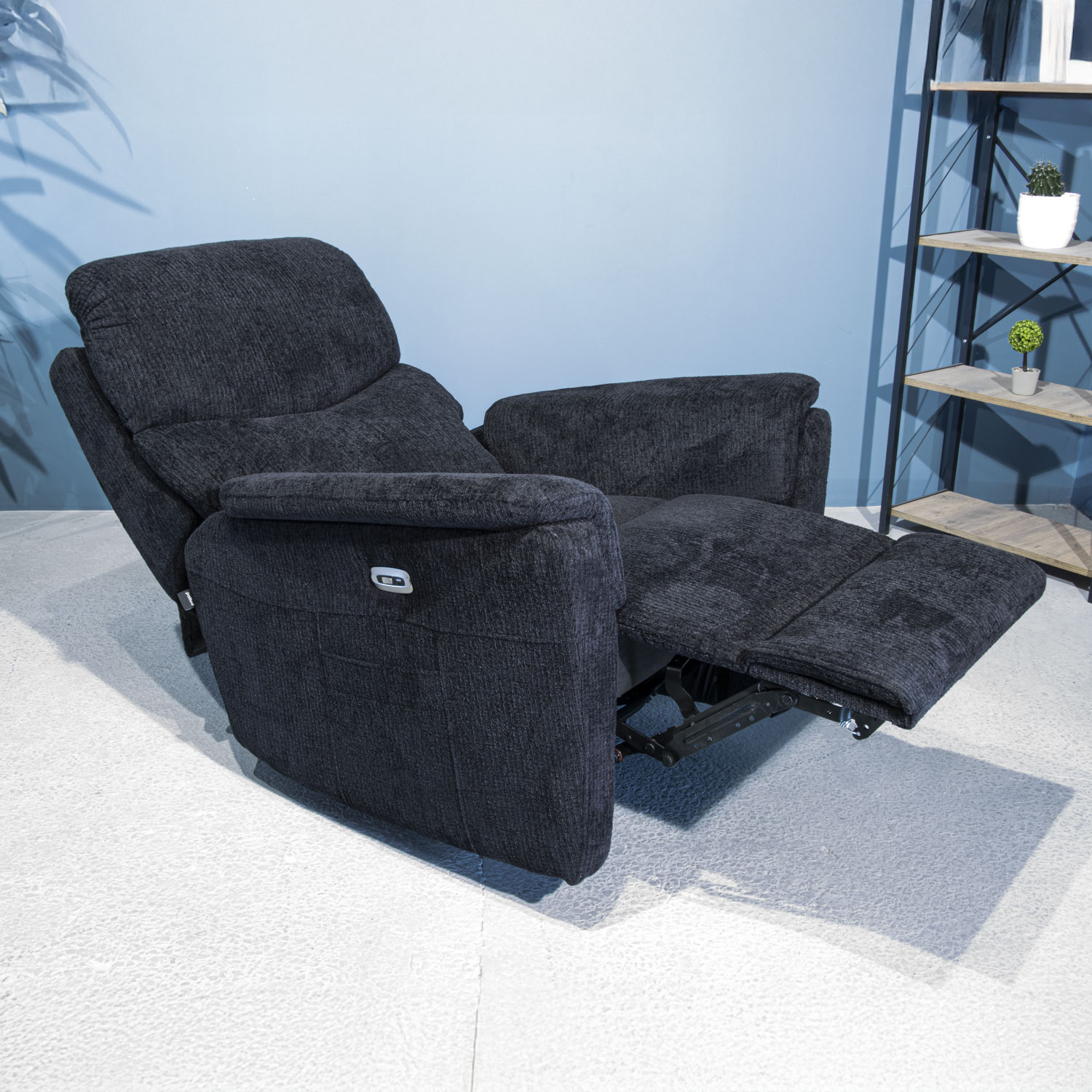 M-seat 6022 Elektrikli USB ve Type-C Şarj Girişli Baba Koltuğu - Siyah - Görsel 5