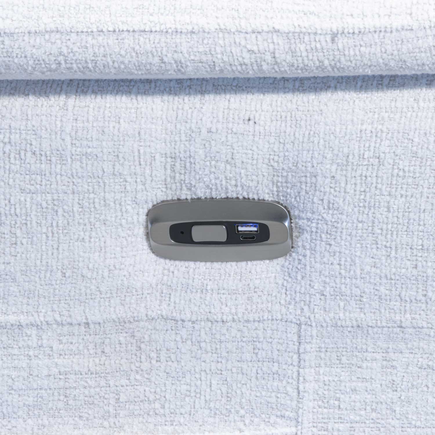 M-seat 6022 Elektrikli USB ve Type-C Şarj Girişli Baba Koltuğu - Beyaz - Görsel 7